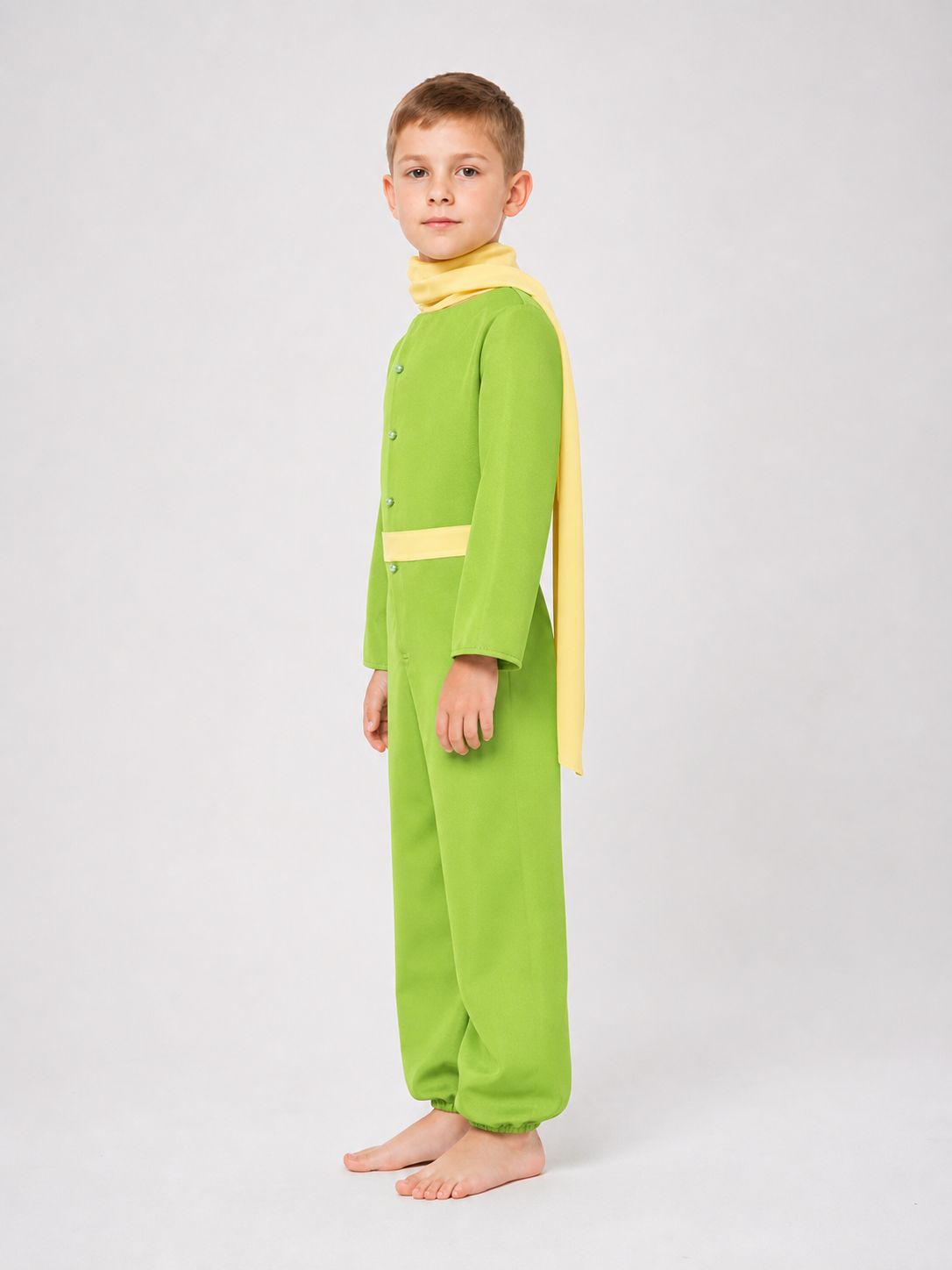 The Little Prince Green Cosplay Costume with Scarf