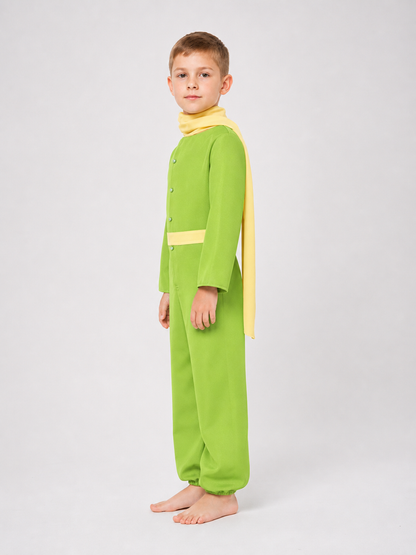 The Little Prince Green Cosplay Costume with Scarf
