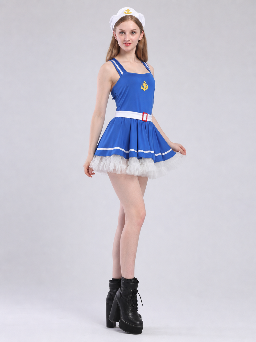 Sailor Costume Dress with Hat and Emblem