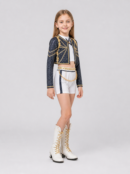 Children's Demon Hunter Stage Costume