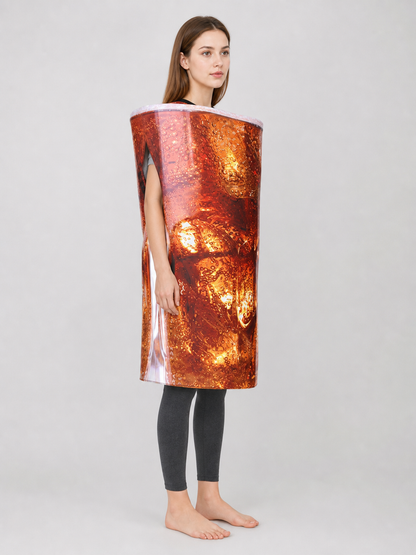 Cola Can Costume Tunic for Cosplay and Parties