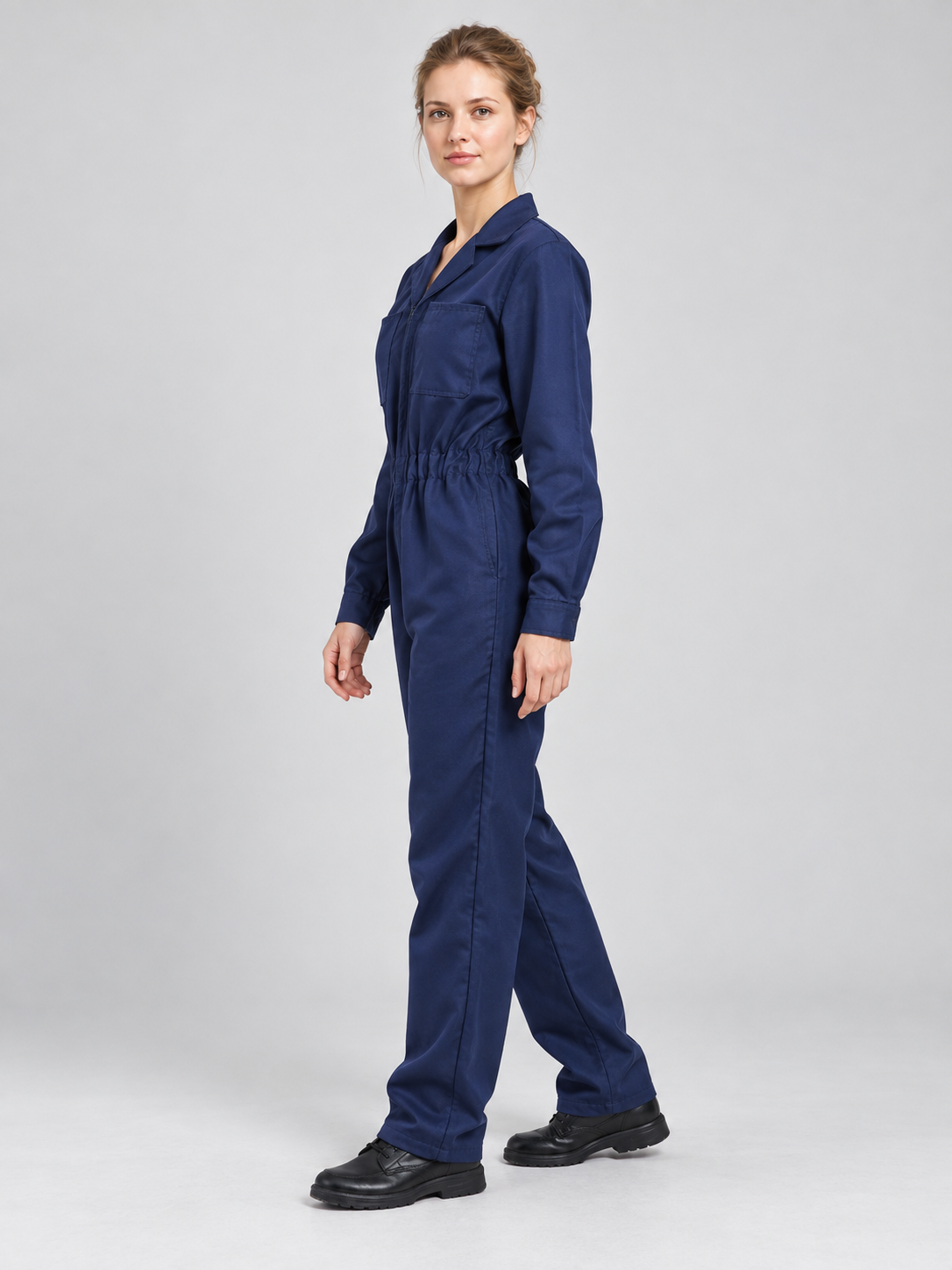 Dark Navy Carnival Costume Jumpsuit side view