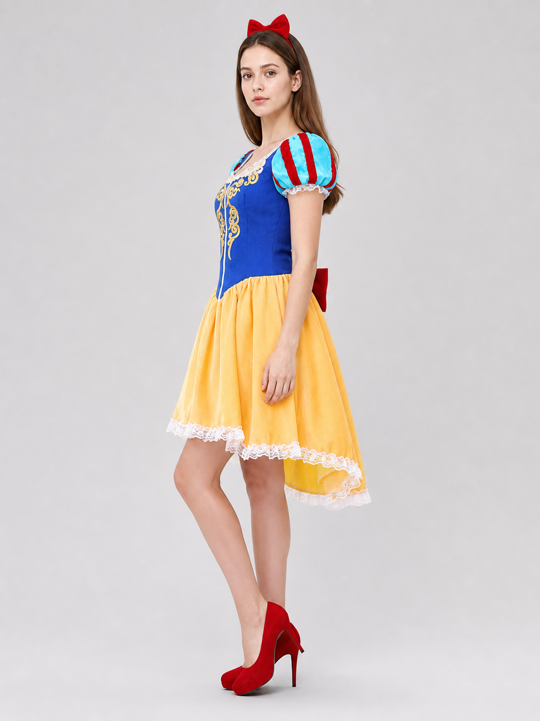 Snow White Costume Dress with Cape