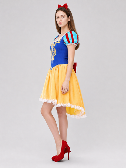 Snow White Costume Dress with Cape