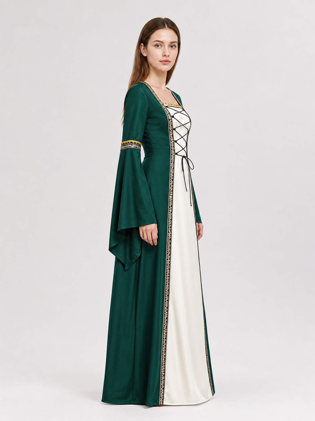 Medieval Renaissance-Style Costume Dress