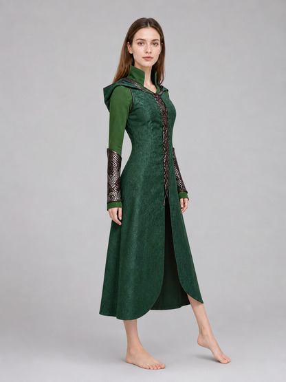 Tariel Cosplay Coat with Hood and Decoration
