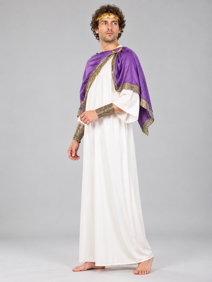 Ancient-Style Costume with Tunic and Cape
