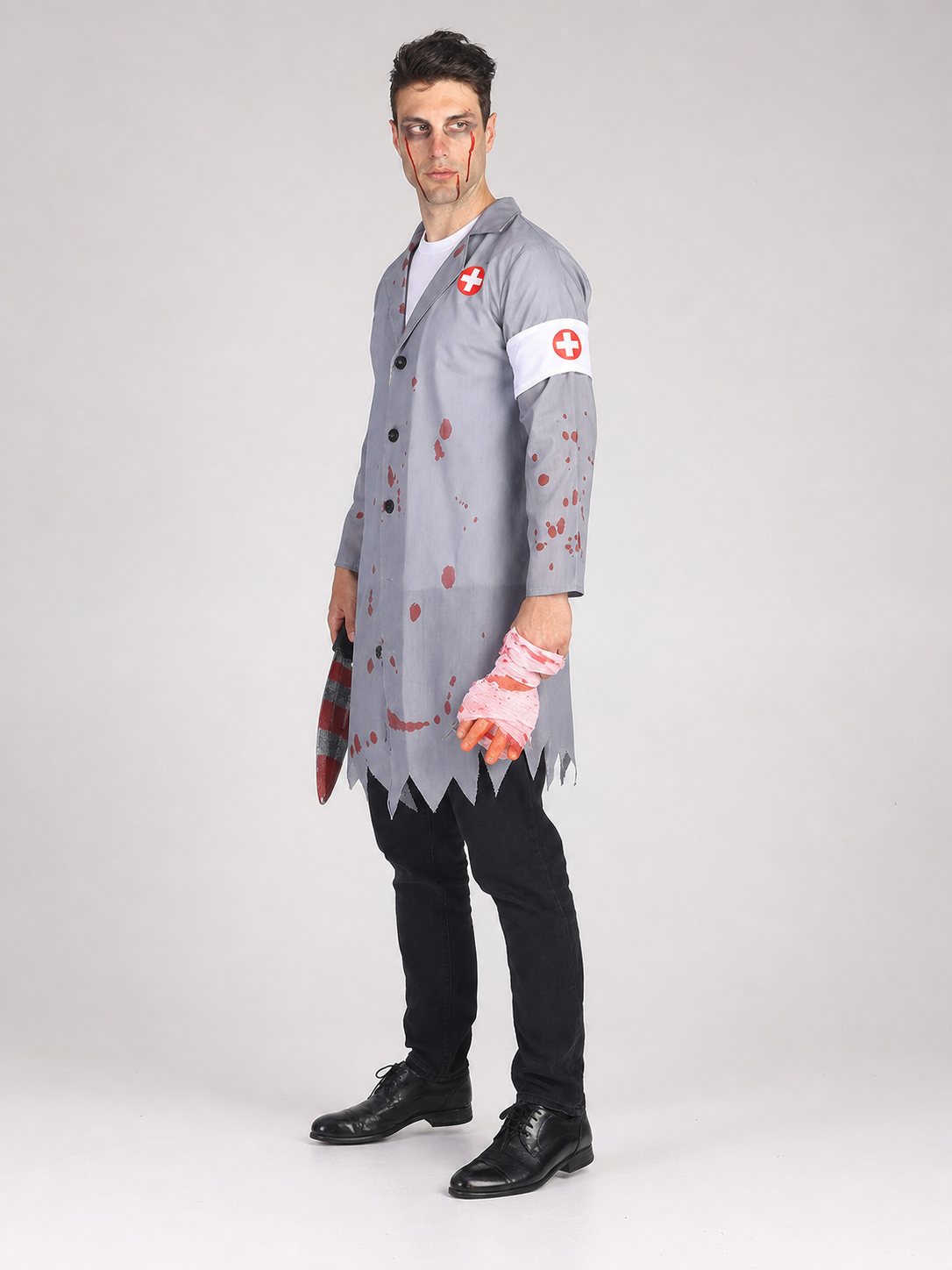 Doctor Costume with Bloody Details and Props