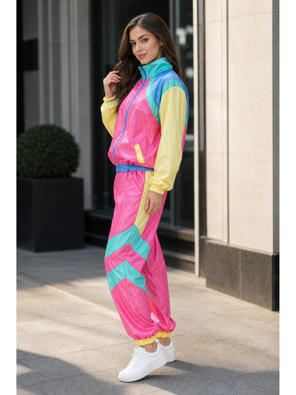 Women's Retro Disco Costume: Jacket and Pants