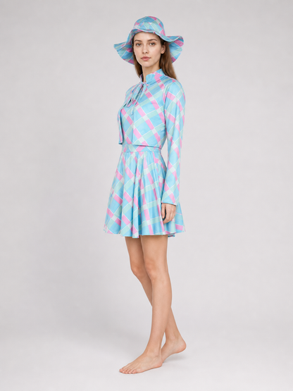 Barbie Cosplay Costume: Dress, Hat, and Belt