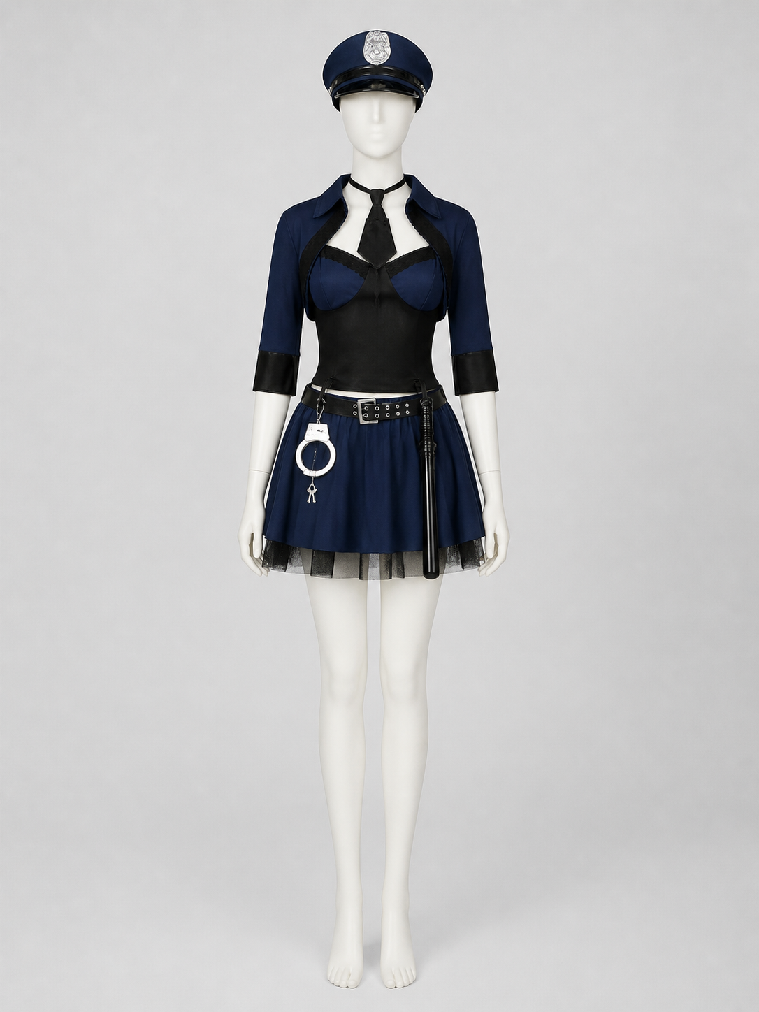 Police Costume with Accessories side view