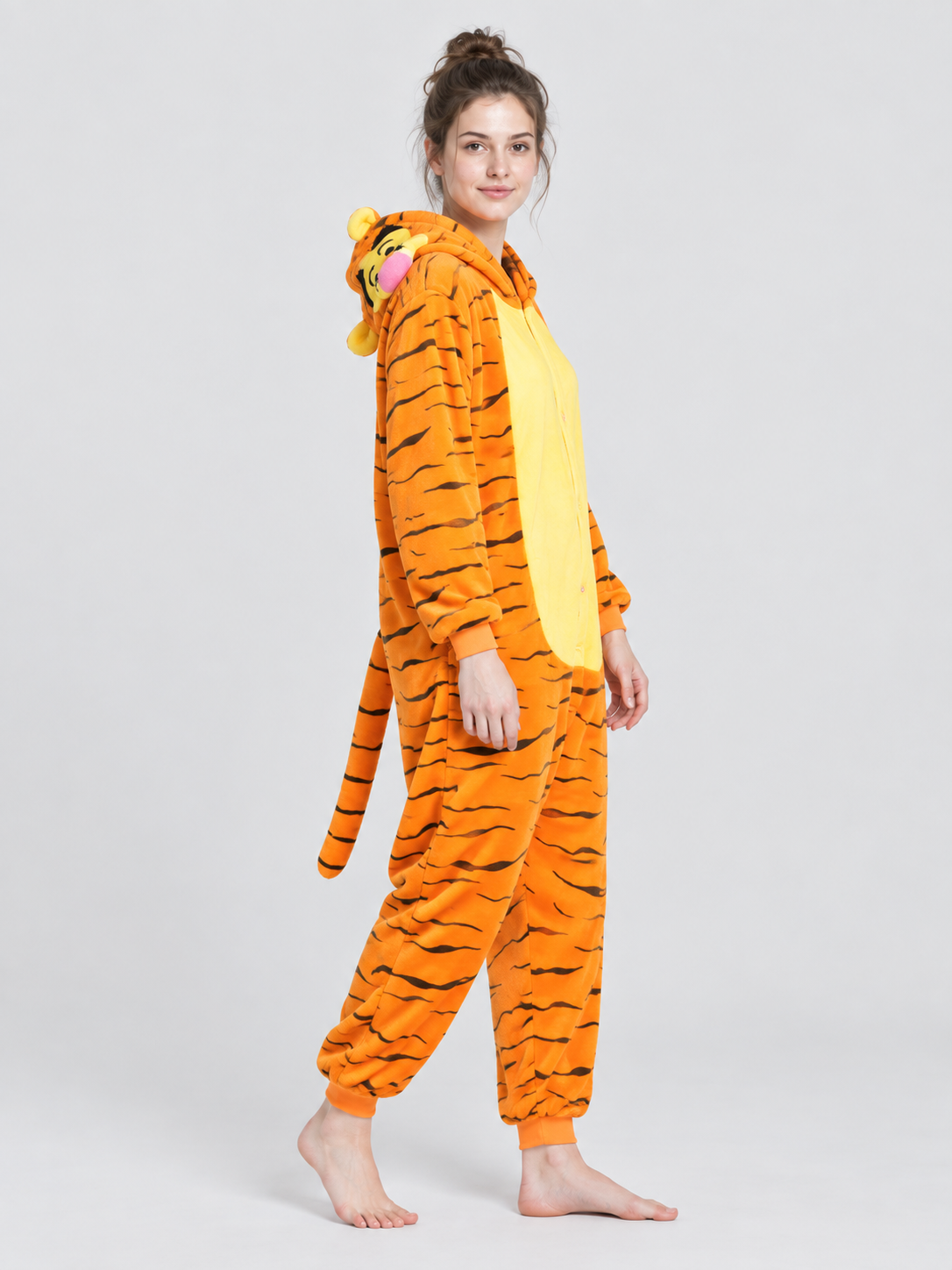 Tiger Kigurumi Pajama with Hood and Tail