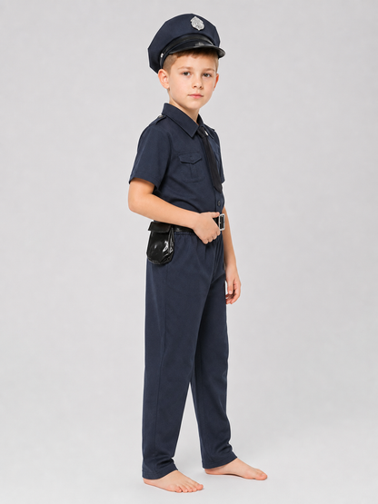 Police Costume for Role Play with Accessories