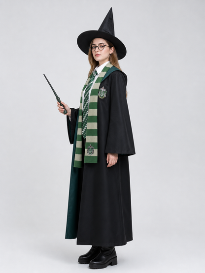 Wizard Costume: Robe, Hat, and Accessories