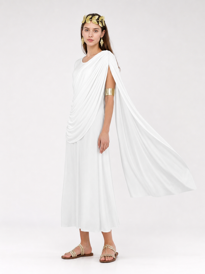 Greek-Style Costume Dress with Accessories