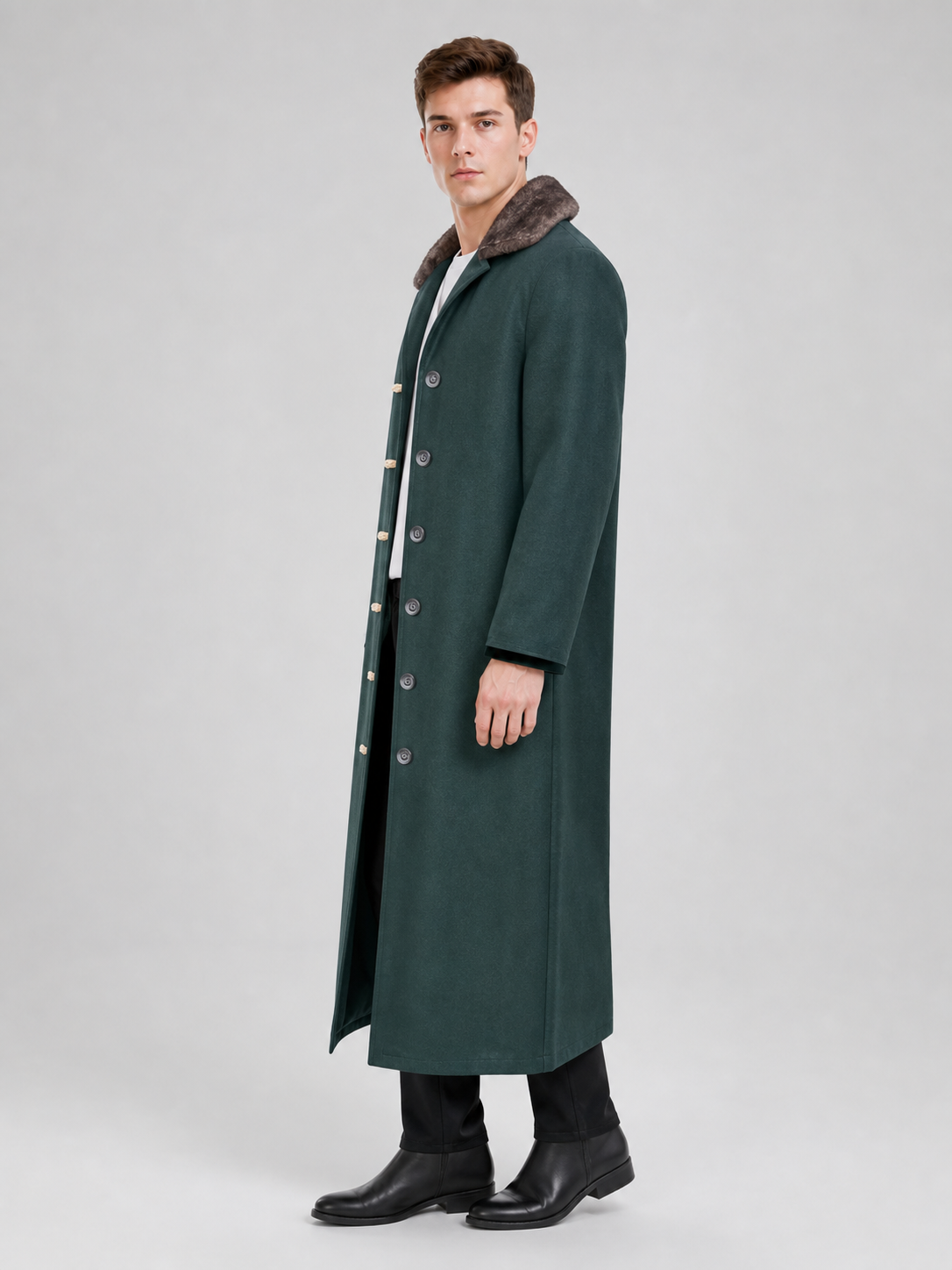 Kuzan One Piece Cosplay Costume: Coat and Hat