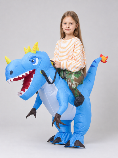 Inflatable Triceratops Costume for Carnival and Cosplay