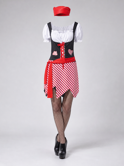 Halloween Pirate Costume with Dress