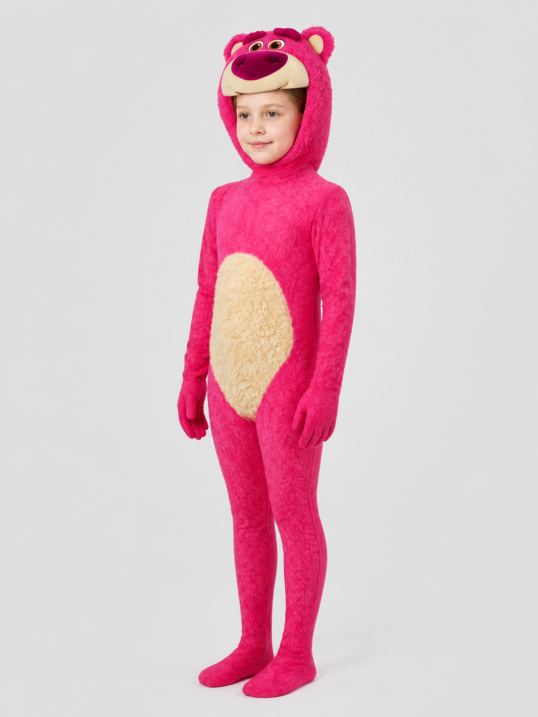 Lotso “Toy Story” Kigurumi, Pink Cosplay Costume side view