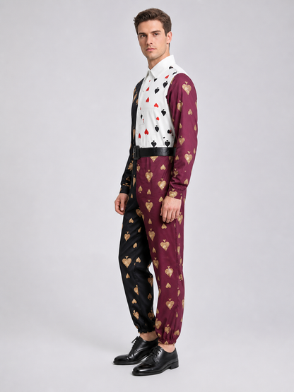Alice Card-Themed Cosplay Costume for the Stage