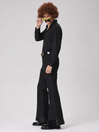 Disco-Style Stage Costume: Shirt and Pants