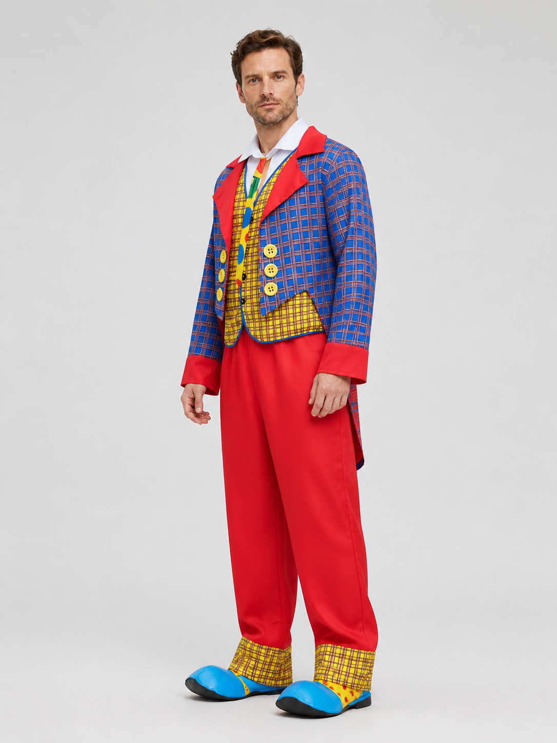 Clown Costume for Stage Performances and Halloween side view
