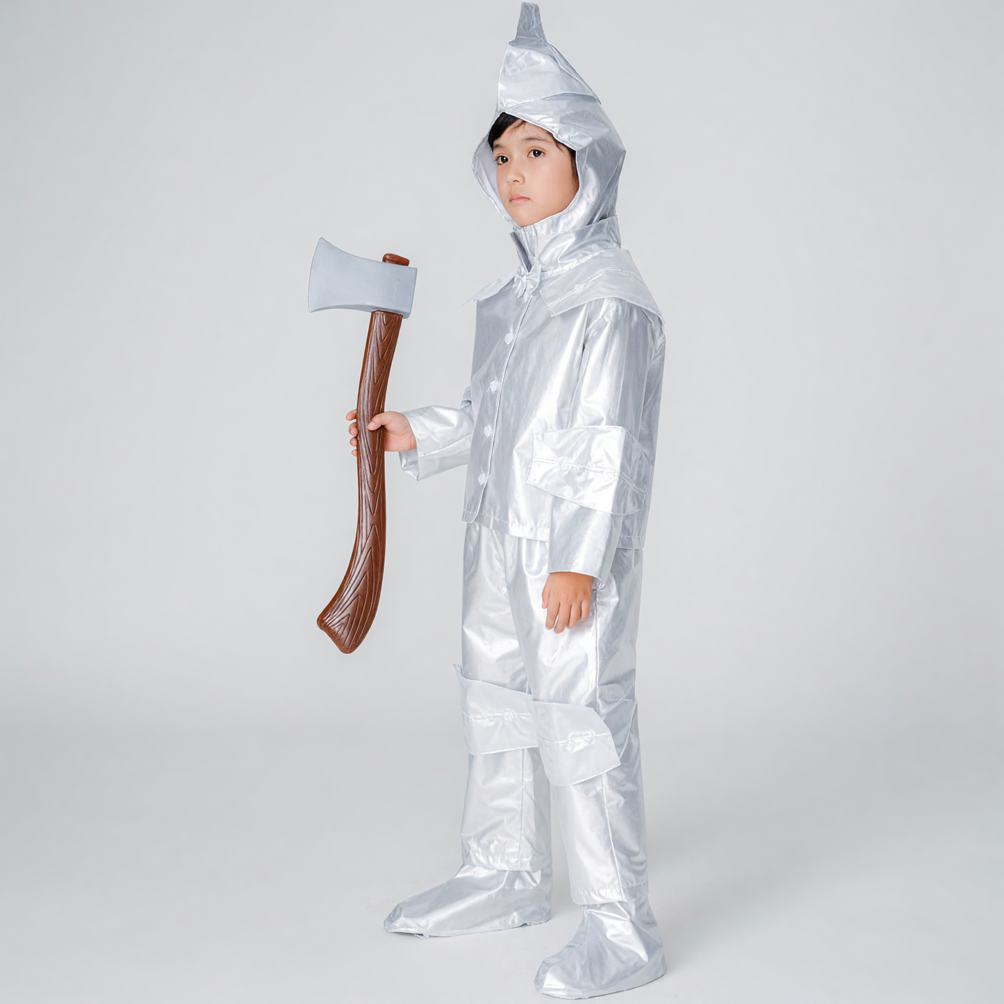 Silver Hooded Stage Costume