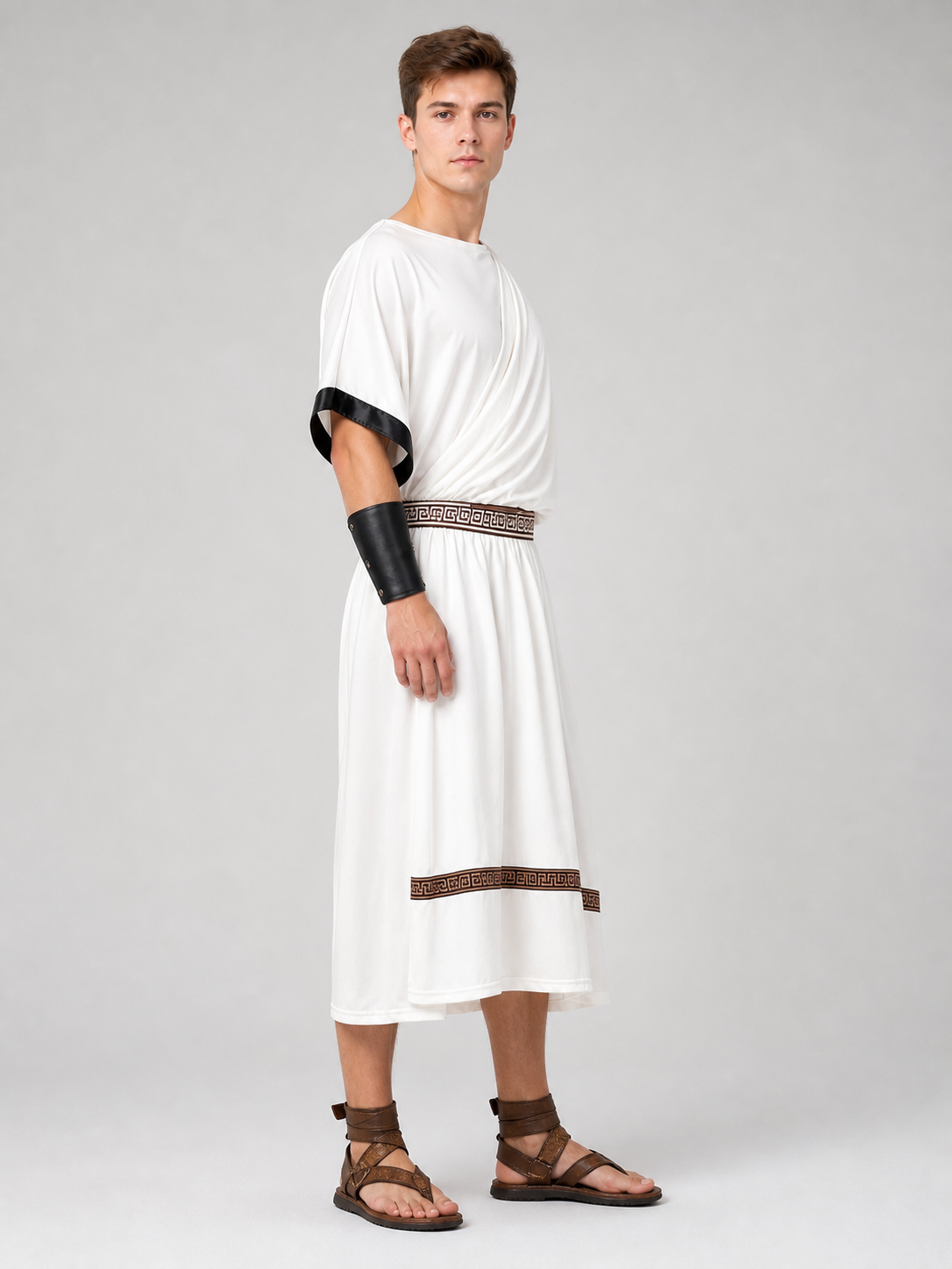 Ancient Greek Draped Tunic with Trim