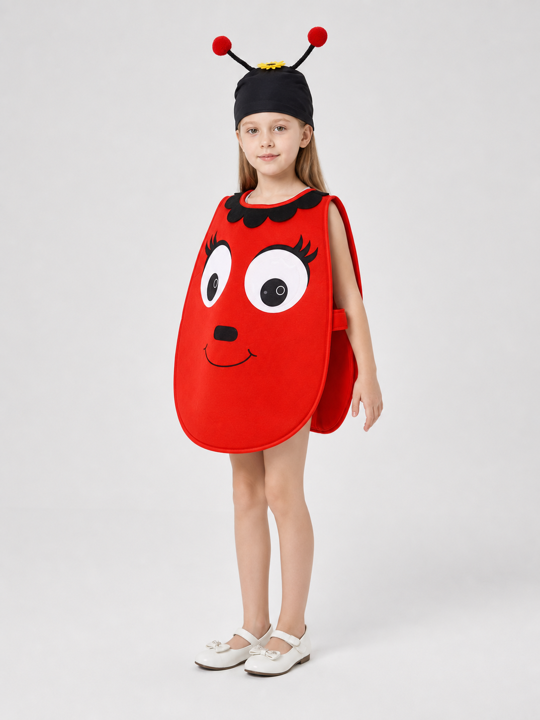 Tomato Cosplay Costume with Mustache Hat side view