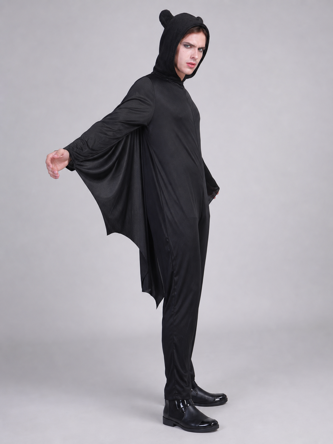 Hooded Bat Costume side view 5
