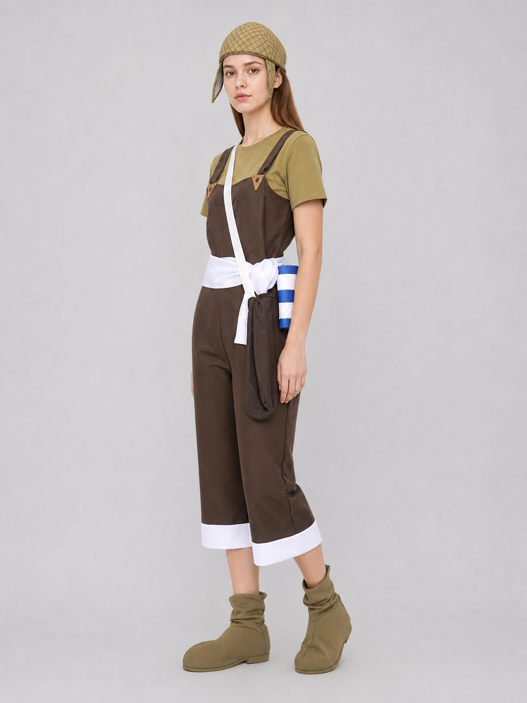 Usopp One Piece Cosplay Costume with Accessories