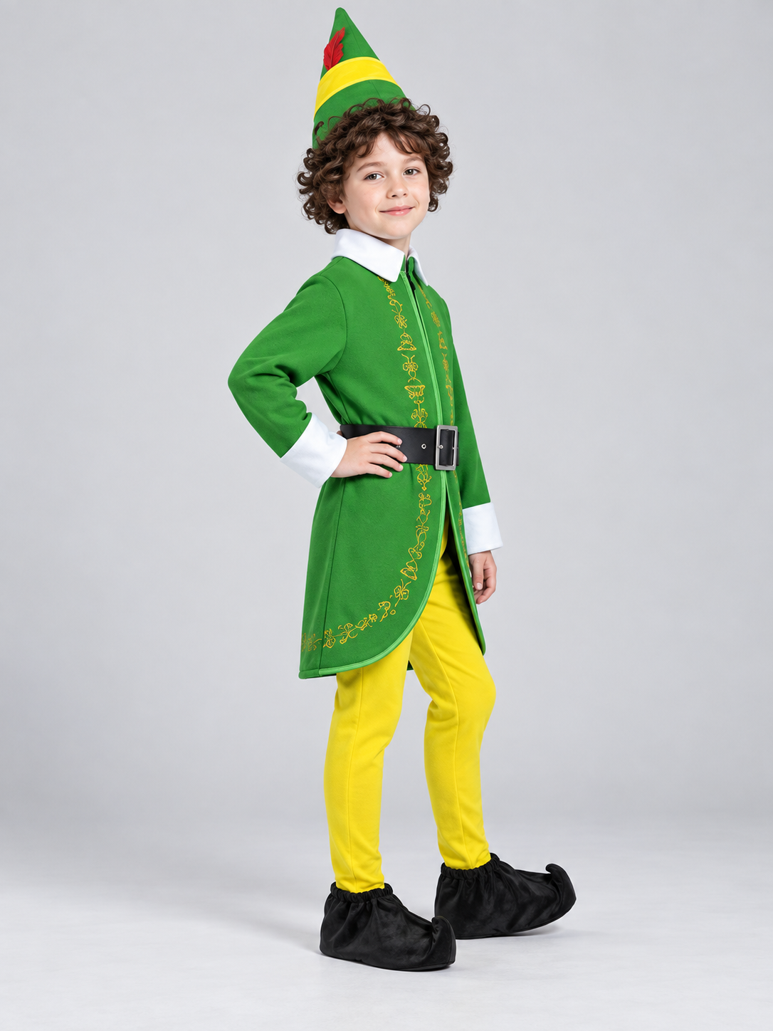 black green_childrens_carnival_costume_set product image 5