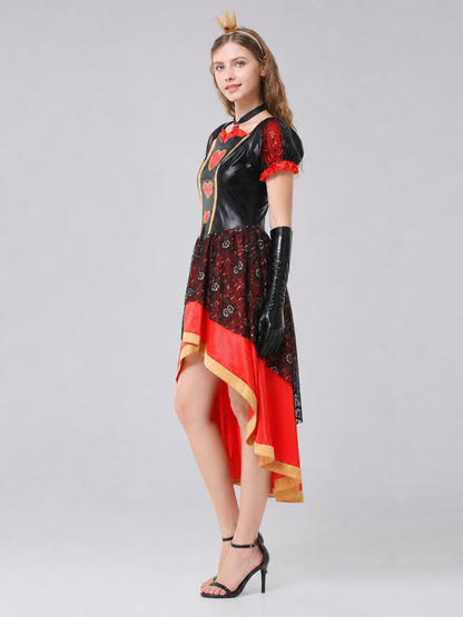 Red Queen Costume Dress for Cosplay