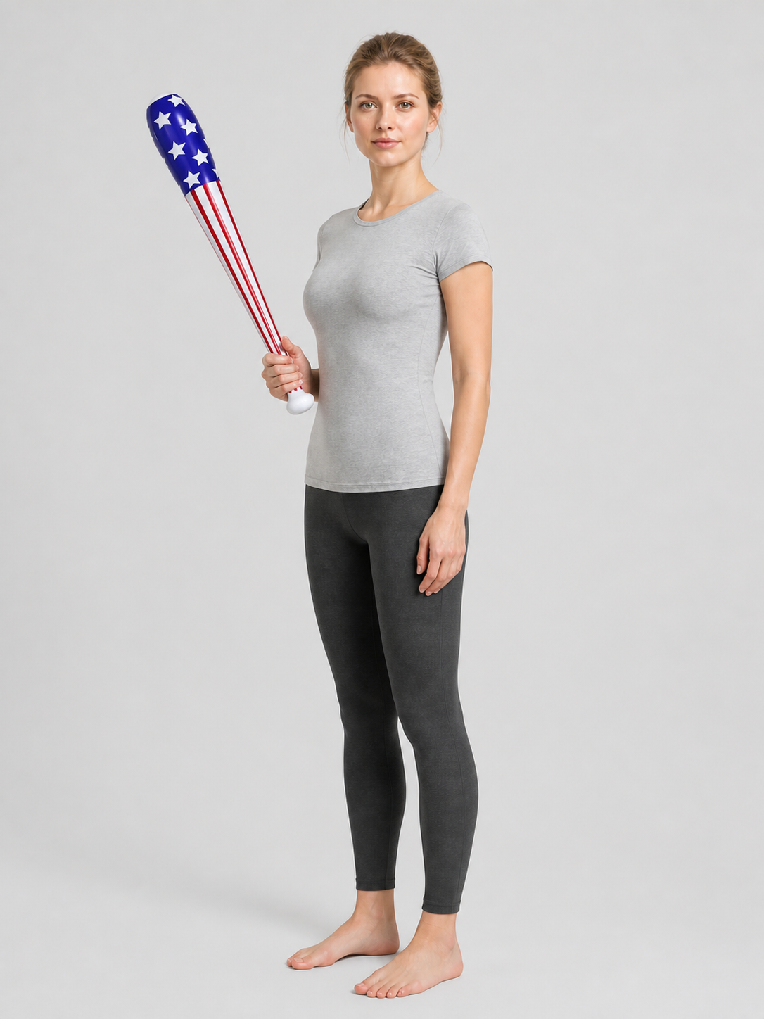Inflatable Baseball Bat in U.S. Flag Style