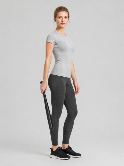 Baton Prop, Black, One Size, for Cosplay side view
