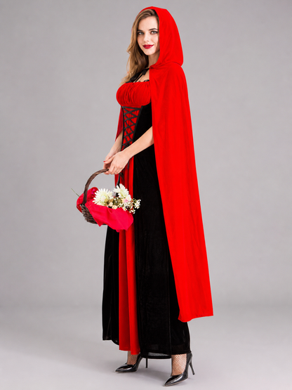 Costume: Dress with Hooded Cape