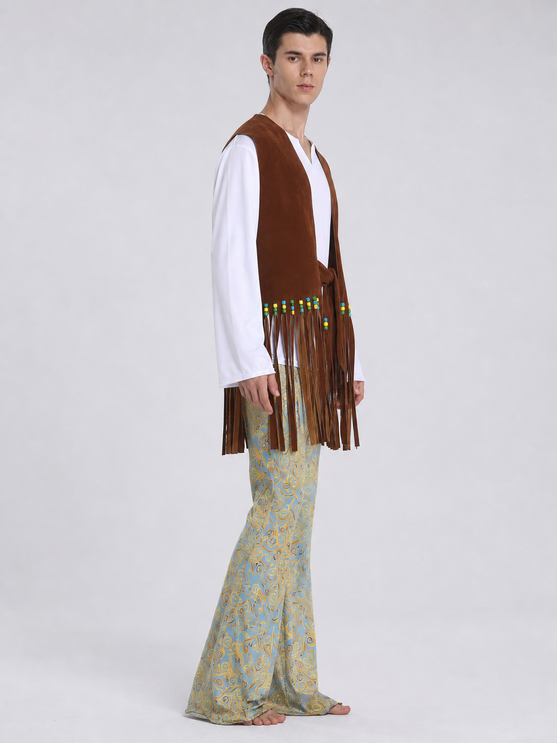 Retro Stage Costume with Vest and Pants