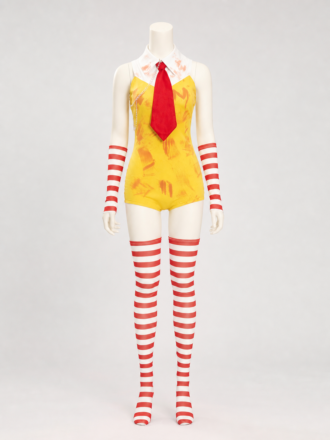 Fast-Food-Style Vampire Costume Jumpsuit side view