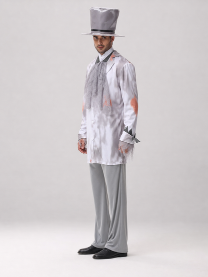 Vampire Carnival Costume with Top Hat and Pants