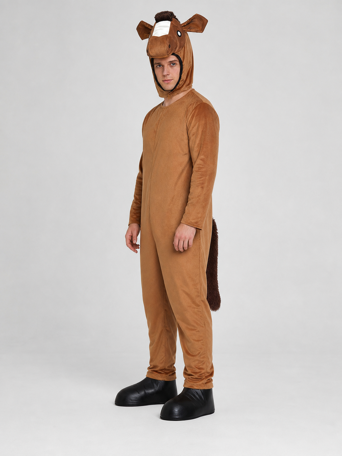 One-Piece Horse Costume with Hood for Performances