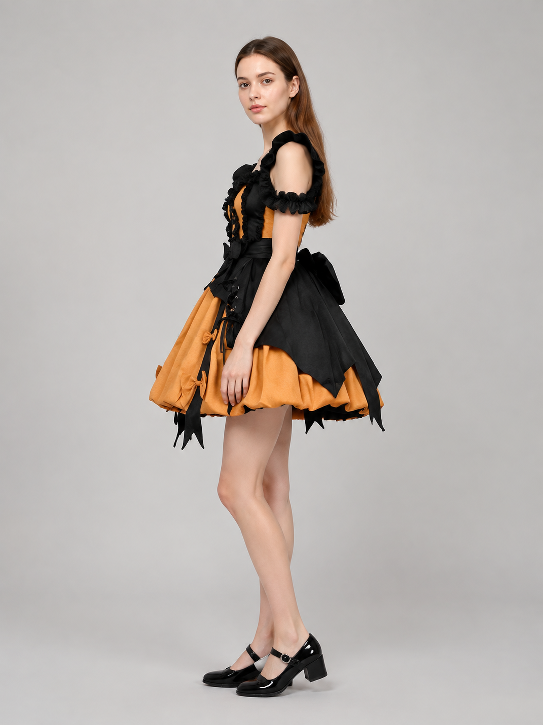 Carnival Costume: Lolita-Style Dress side view