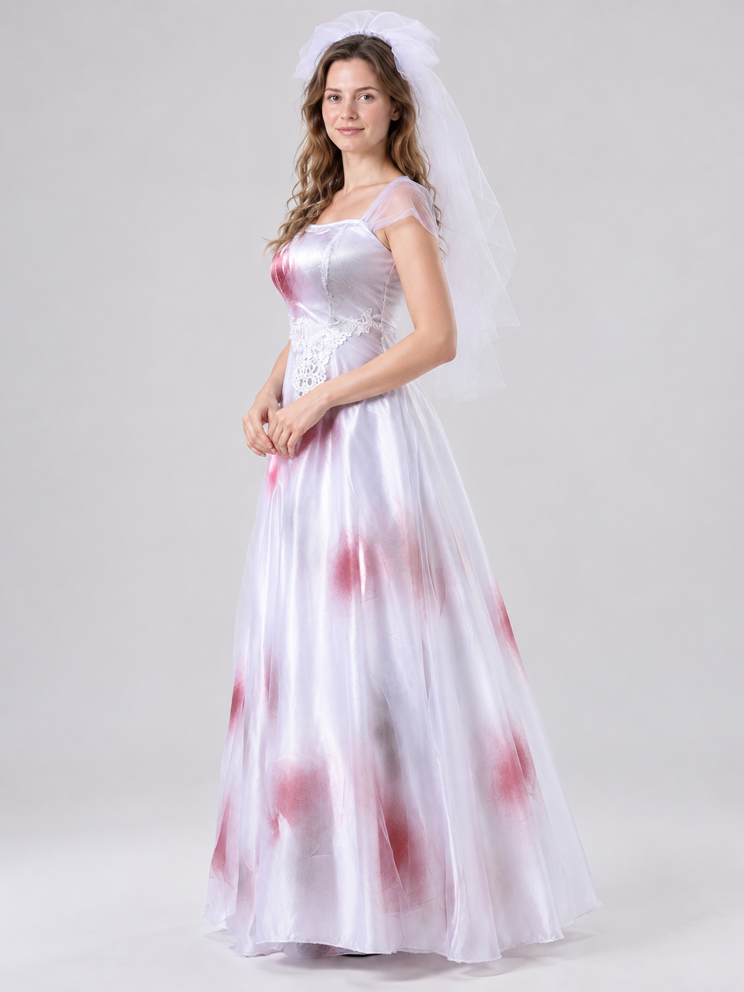 Vampire Bride Costume with Veil