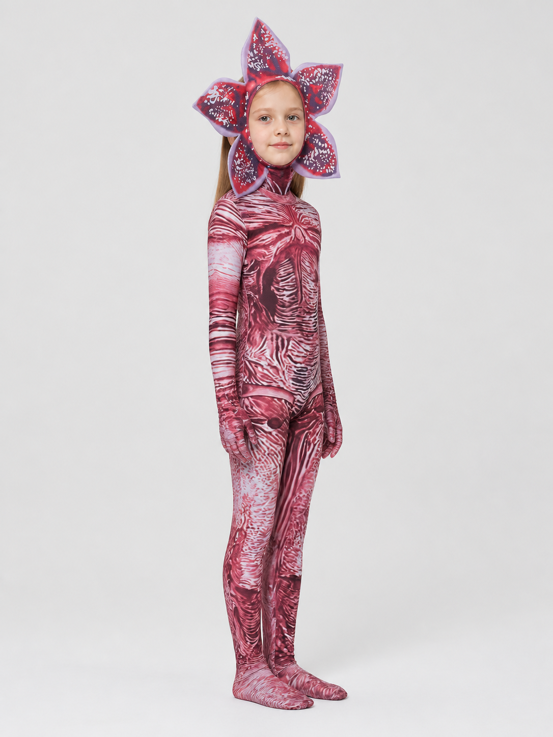 Carnivorous Flower Costume for Cosplay, Jumpsuit side view
