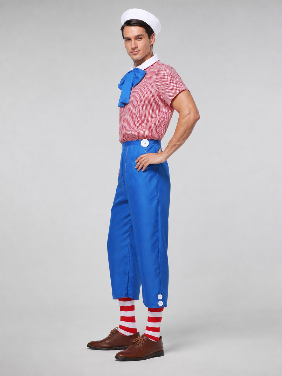 Clown Cosplay Costume: Shirt and Pants