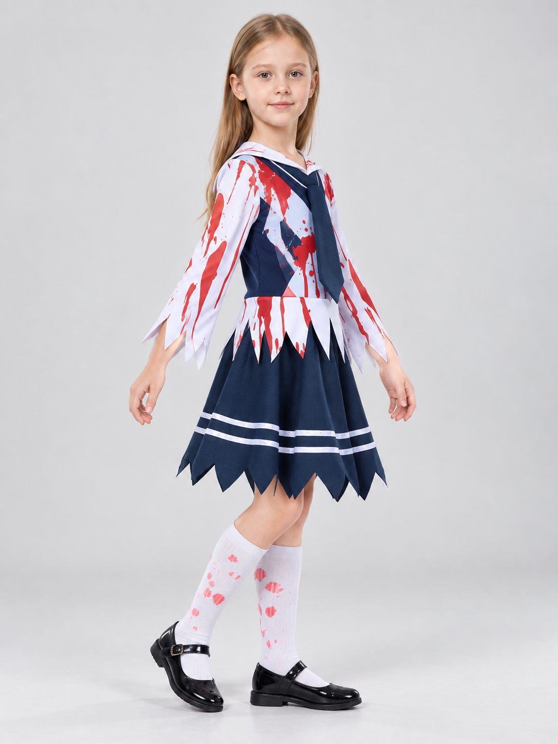 Carnival dress with sailor collar and tie