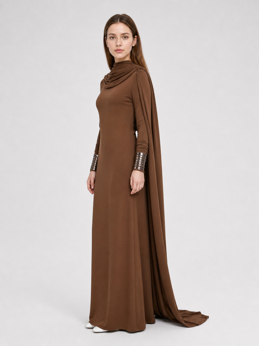 Brown Amilyn Holdo Cosplay Dress