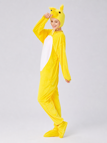 Yellow Fox Hooded Kigurumi Costume