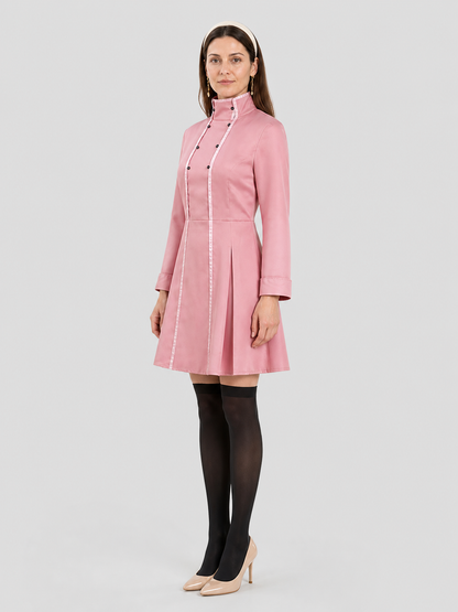 Blair Cosplay Costume: Pink Dress and Accessories side view