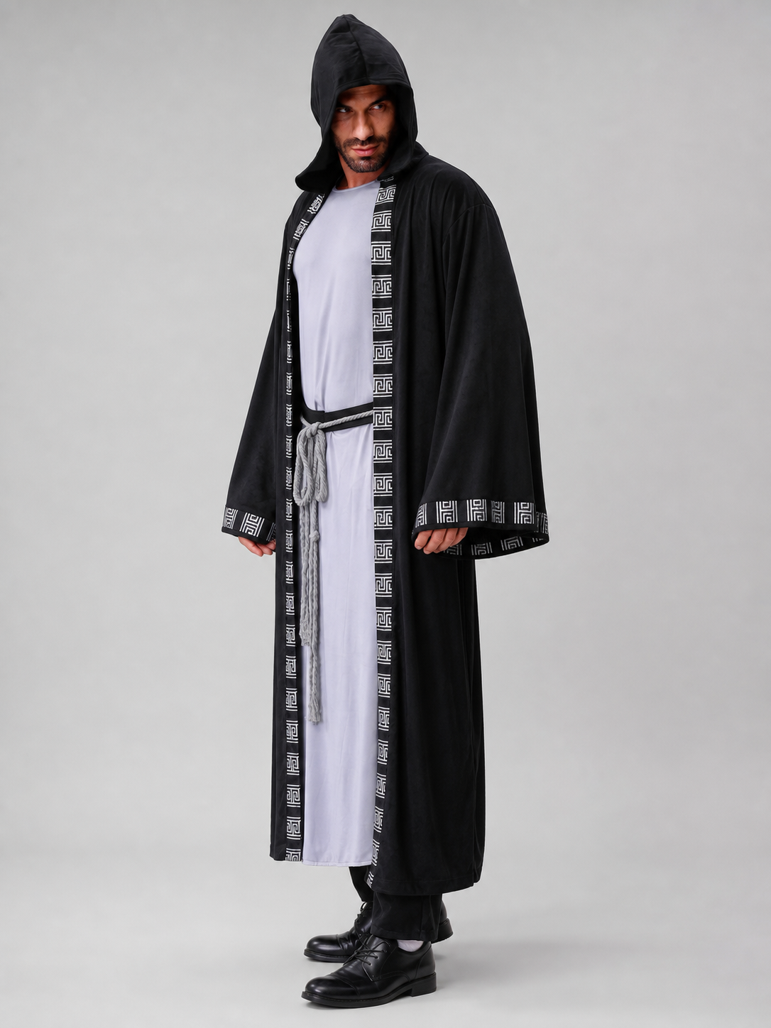 Cosplay costume: long hooded robe
