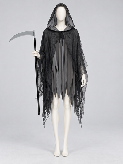 Carnival Costume with Hood and Decorative Braid side view